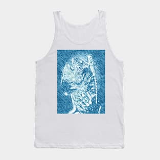 chameleon forest dragon and baby Tank Top